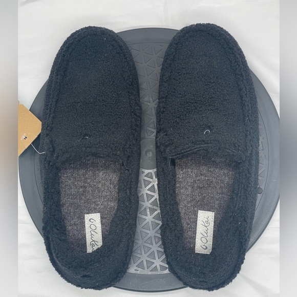 NEW Olukai Women's Nohea Heu Slippers Shoes Slip On Black Size 10 - Picture 5 of 10